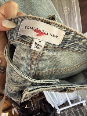 Something Navy Light Wash Blue Jeans
